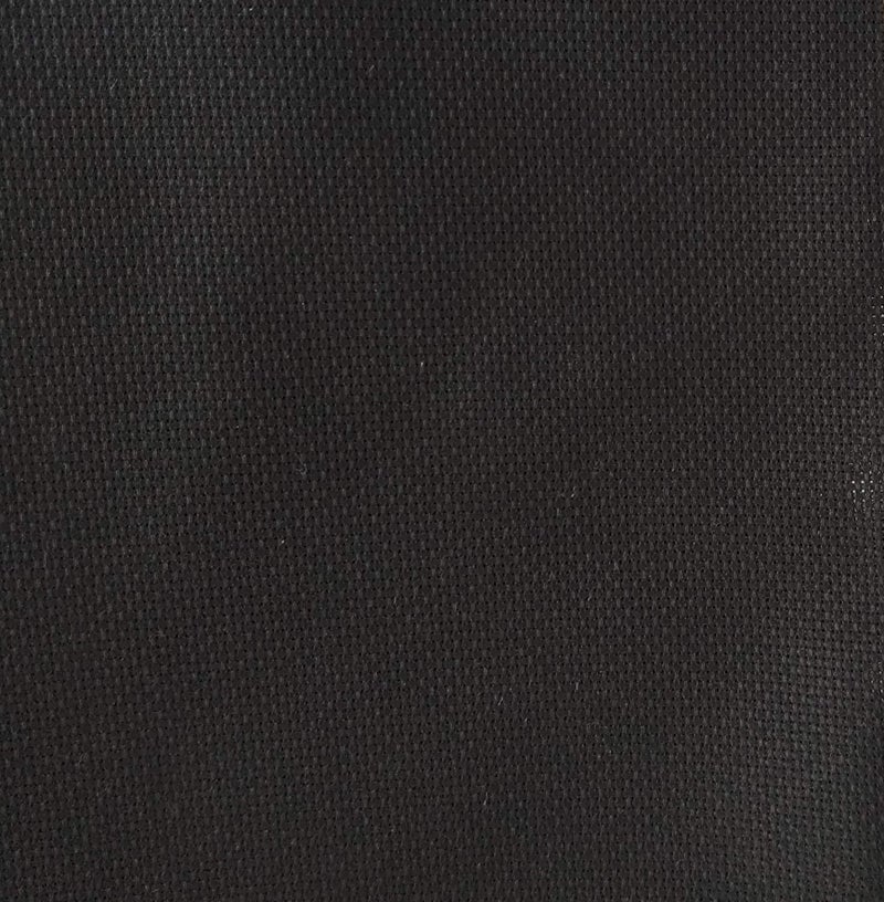 KCS 16CT Counted Cotton Cross Stitch Aida Cloth Fabric (19" x 28",Black)